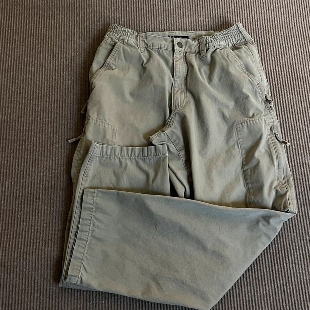 5.11 Tactical Series Men’s Cargo Pants 32x34 Khaki Work Utility